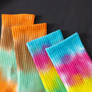 Custom Everyday Socks - TIE-DYE TOWEL CREW — view 3