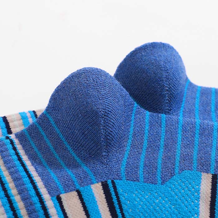Custom Basketball Socks - MERINO STRIPE CREW — view 5