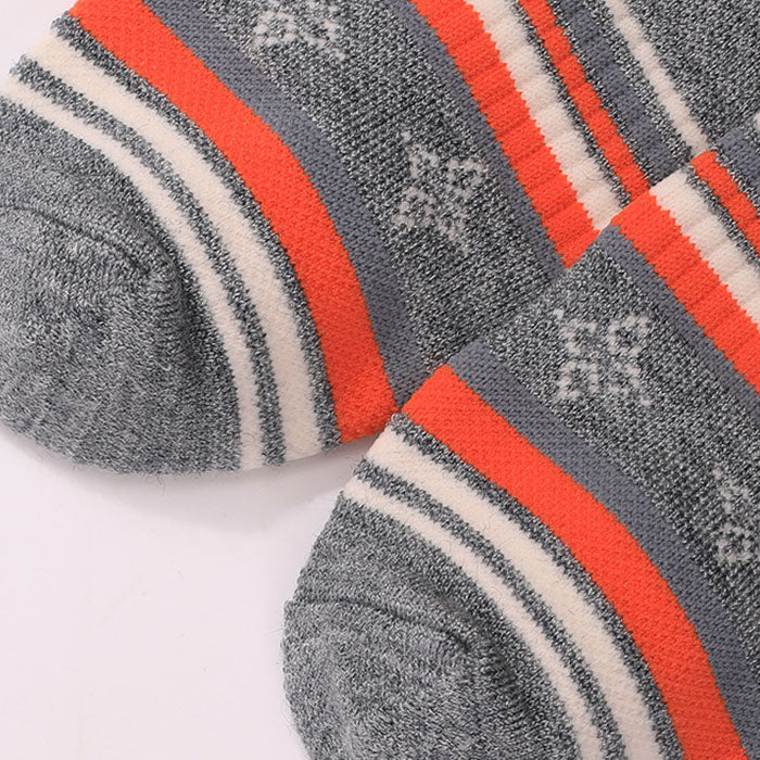 Custom Ski Socks - FINE STRIPE MERINO KNEE — view 5