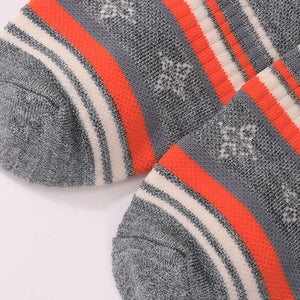 Custom Ski Socks - FINE STRIPE MERINO KNEE — view 5