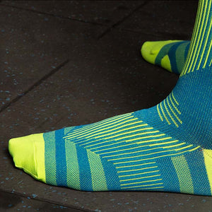 Custom Compression Socks - REFLECTIVE KNEE — view 3
