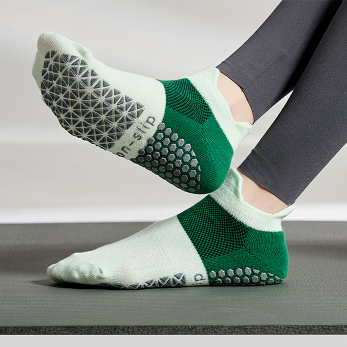 Custom Yoga Socks - MESH SLIPPER GRIP LOW — view 2