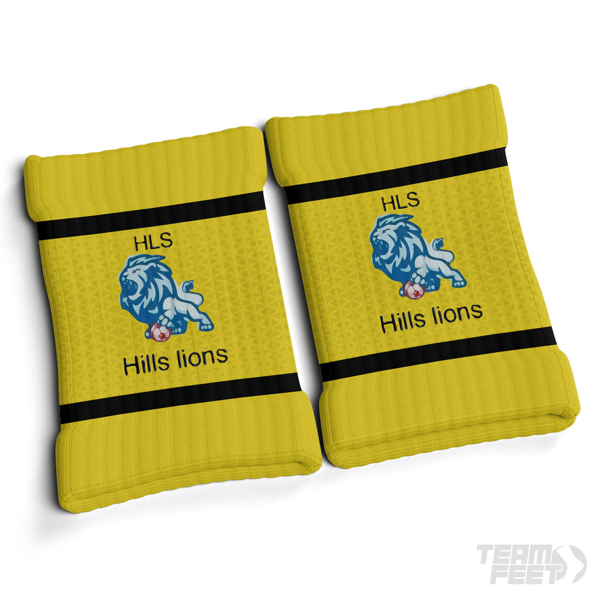 HILLS LIONS - Wristbands mockup