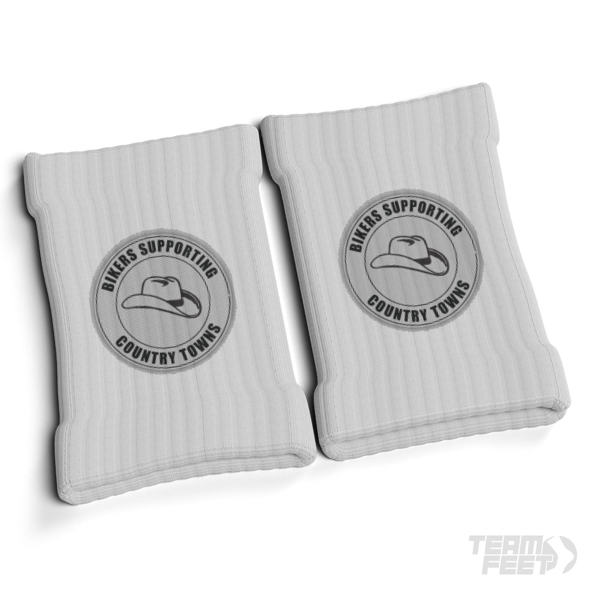 BIKERS SUPPORTING COUNTRY TOWNS - Wristbands mockup