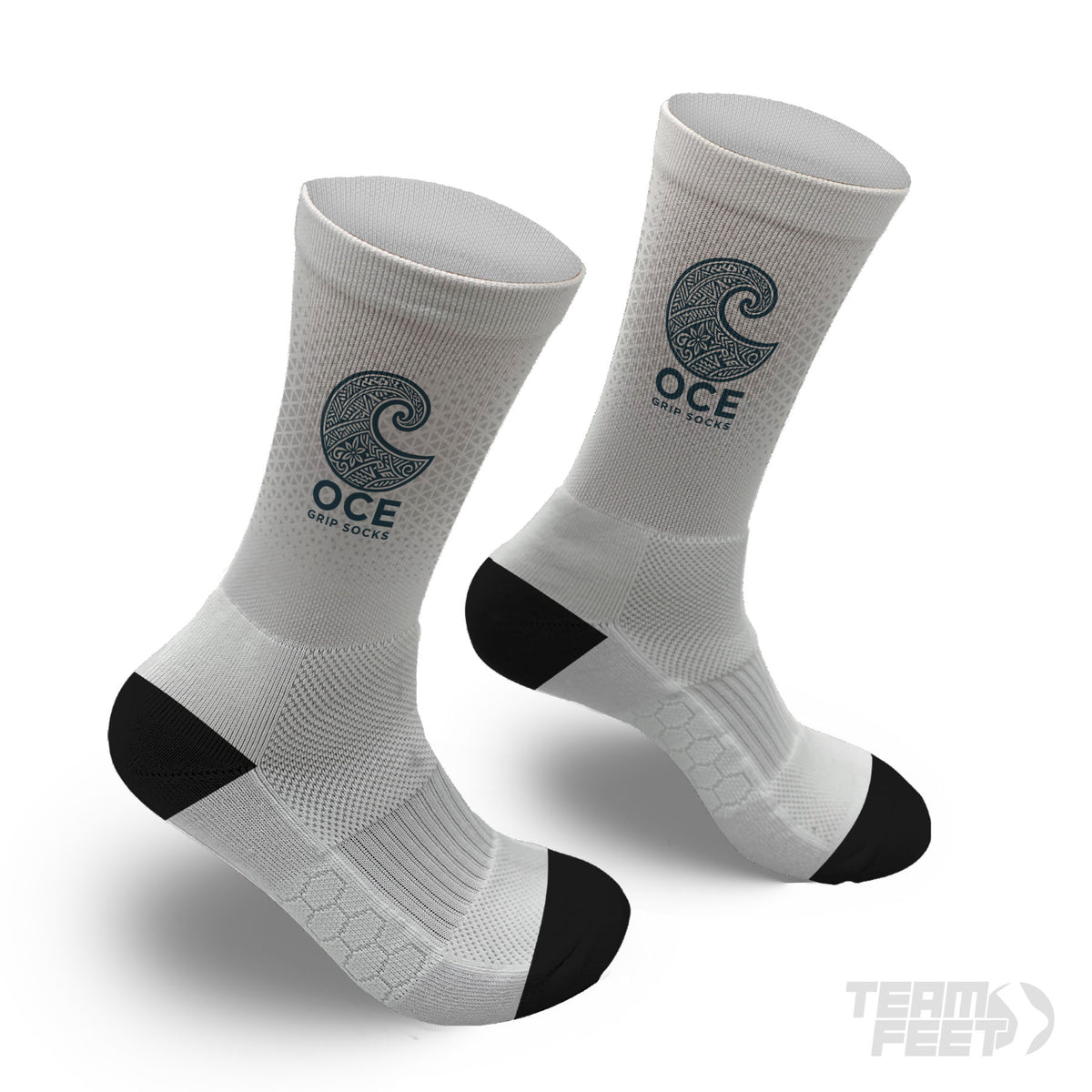 oce grip socks - Crew mockup