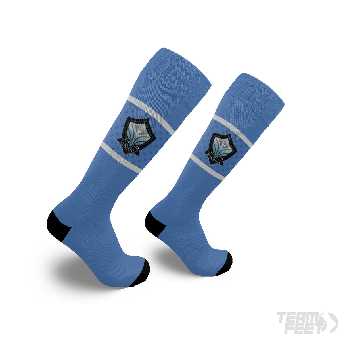Coventry Phoenix socks - Knee mockup
