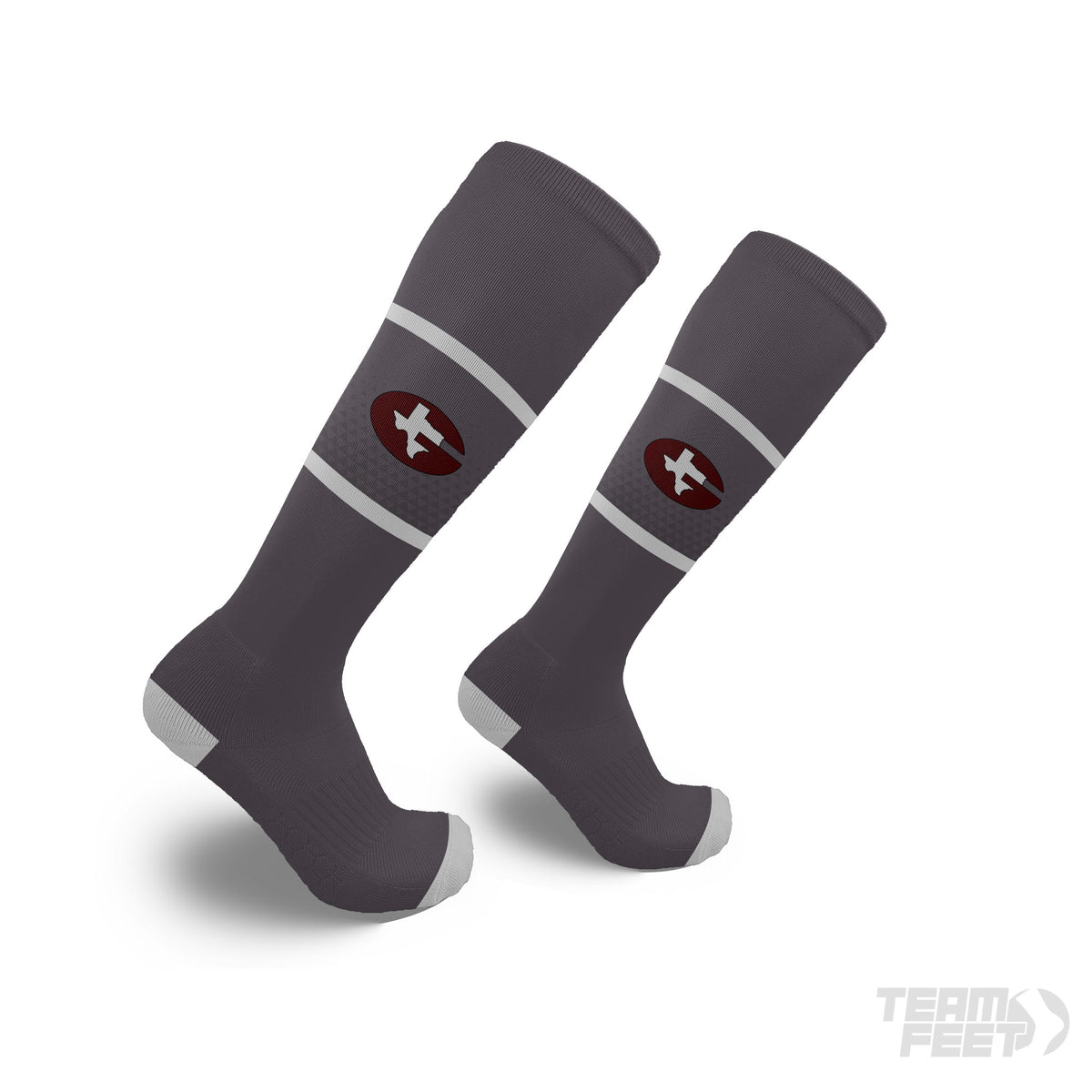 Bulldogs basketball socks - Knee mockup