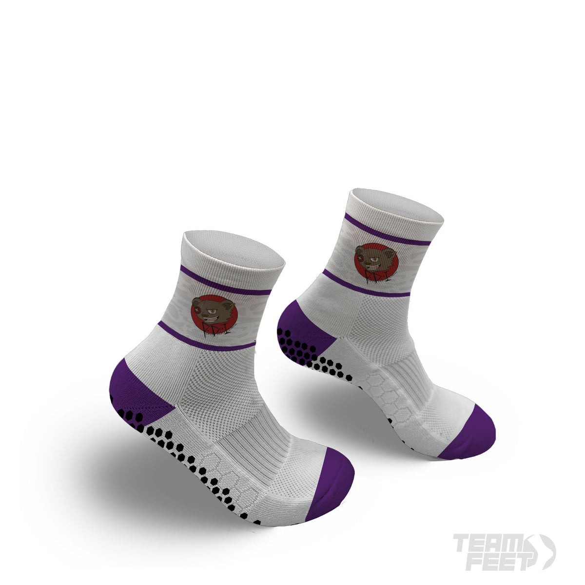 Pdi socks - Grip Quarter mockup