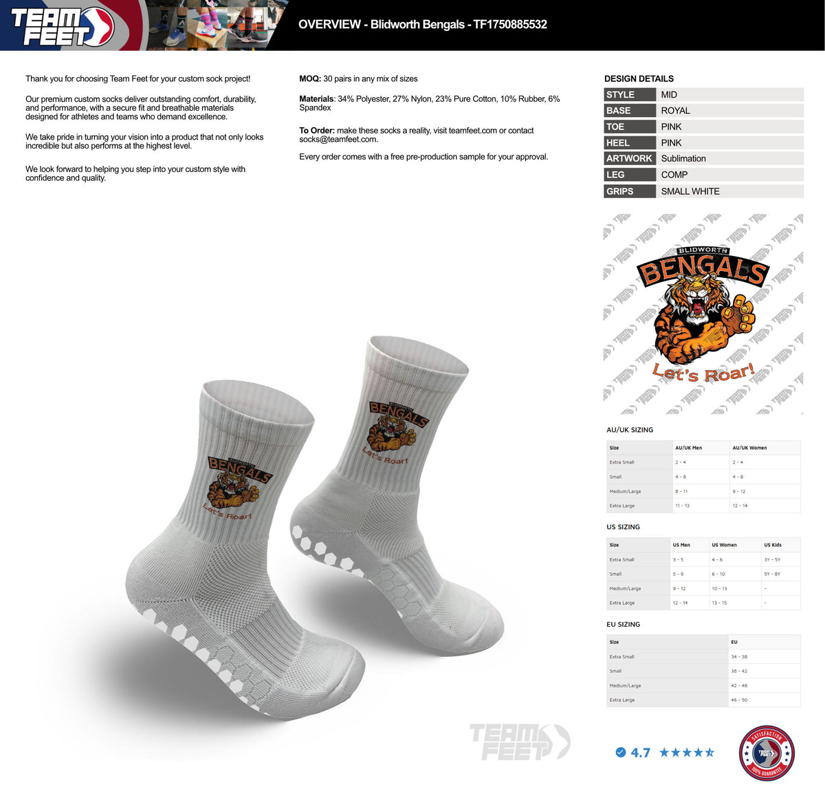 Blidworth Bengals - Grip Mid