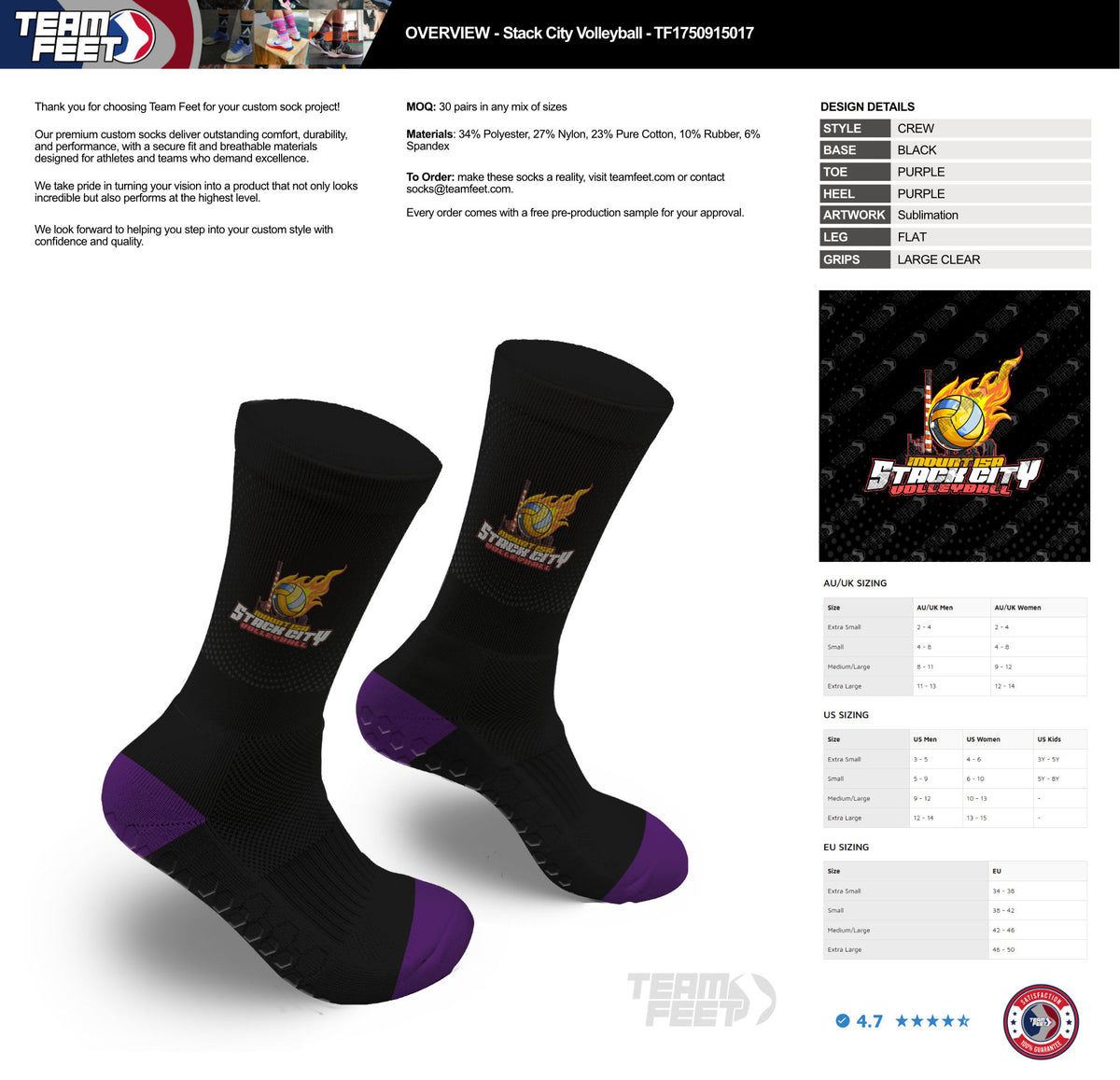 Stack City Volleyball - Grip Crew