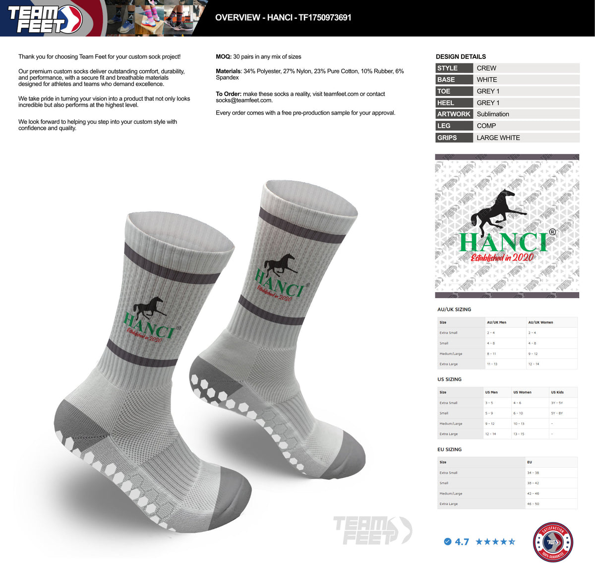 HANCI - Grip Crew - WHOLESALE