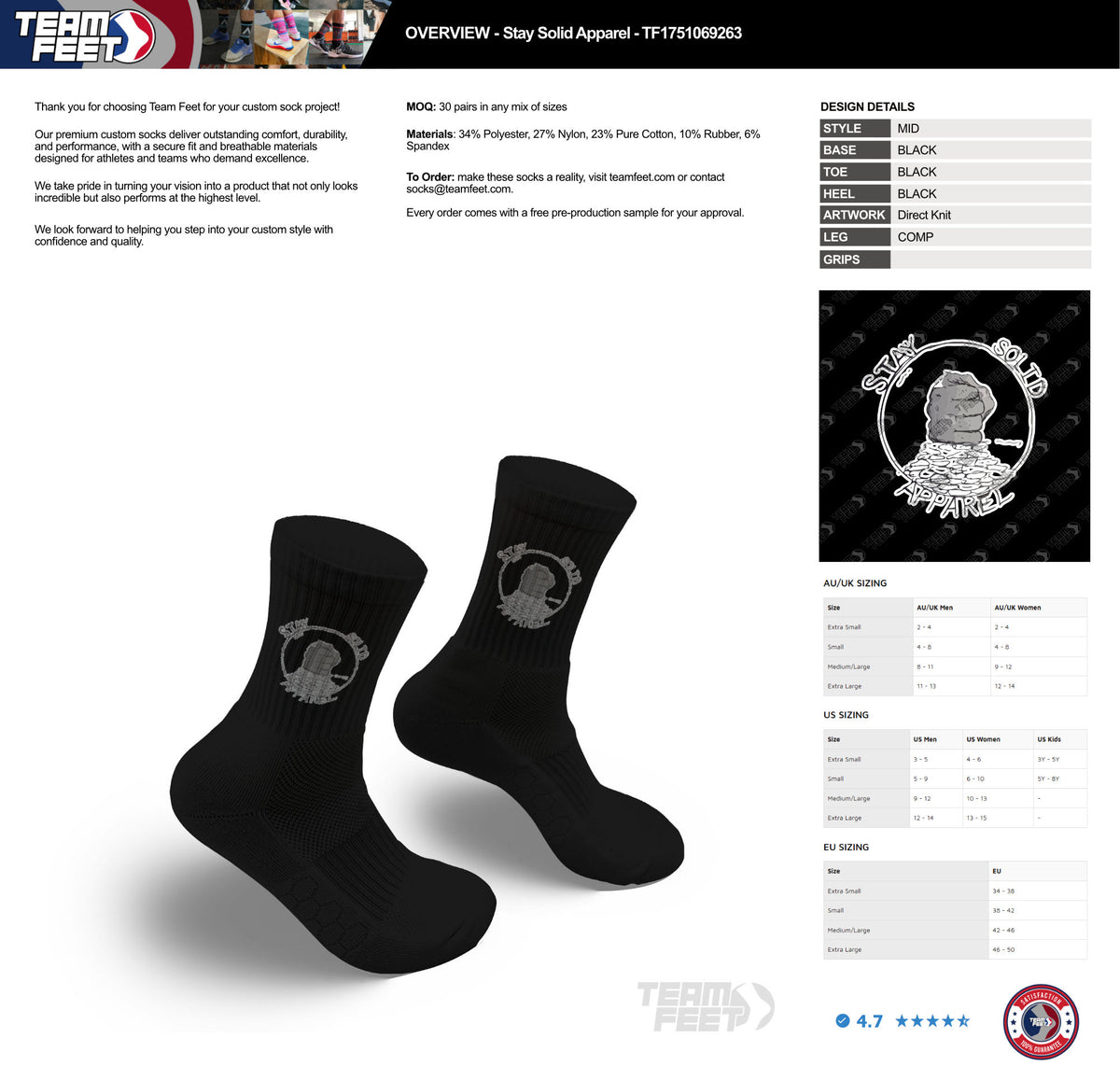 Stay Solid Apparel - Mid
