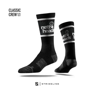 NETTYHEADS - CLASSIC CREW FLITE CREW Team Feet XS/S Black 