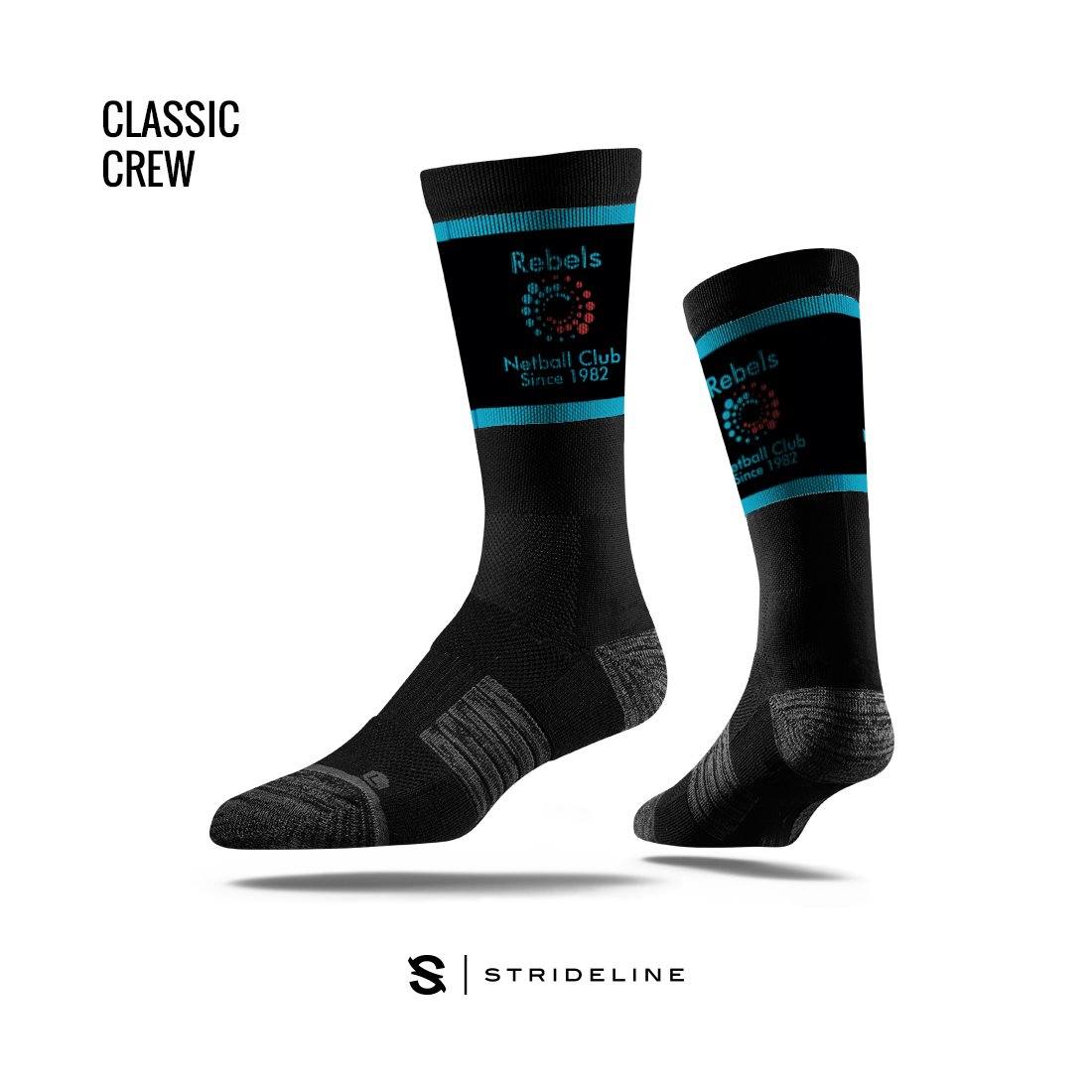 REBELS NETBALL CLUB - CLASSIC CREW mockup