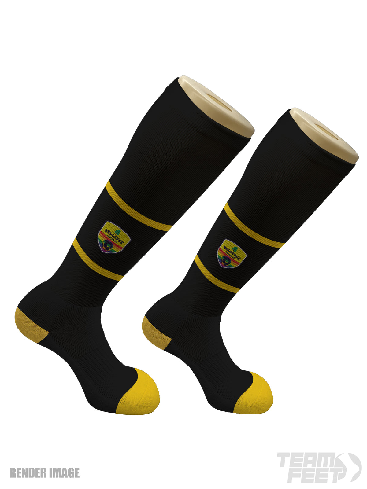 Bellevue Ladies FC - KNEE HIGH mockup