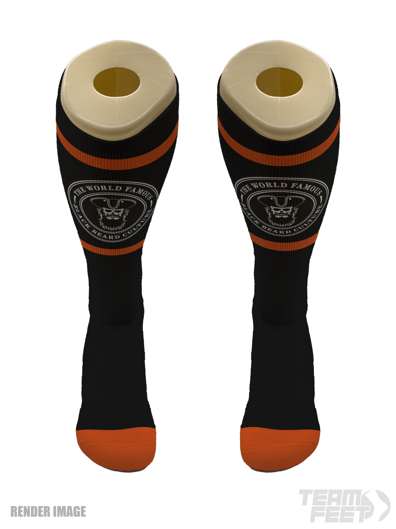 Black Beard Tattoos - KNEE HIGH
