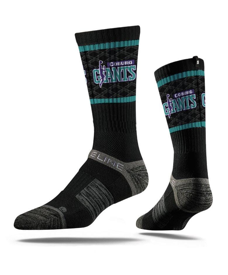 COBURG GIANTS COMP CREW Team Feet XS Black 