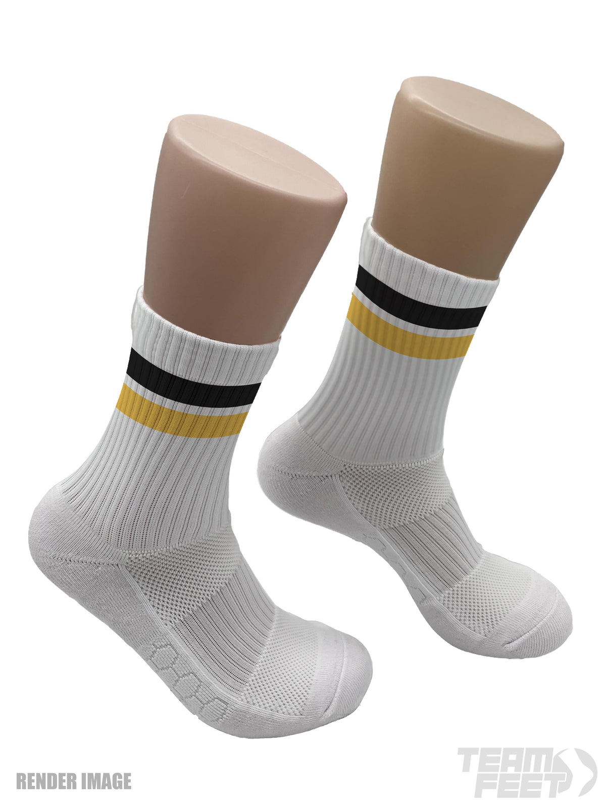GAMEDAY DOUBLE STRIPE - MID (BLACK/YELLOW)