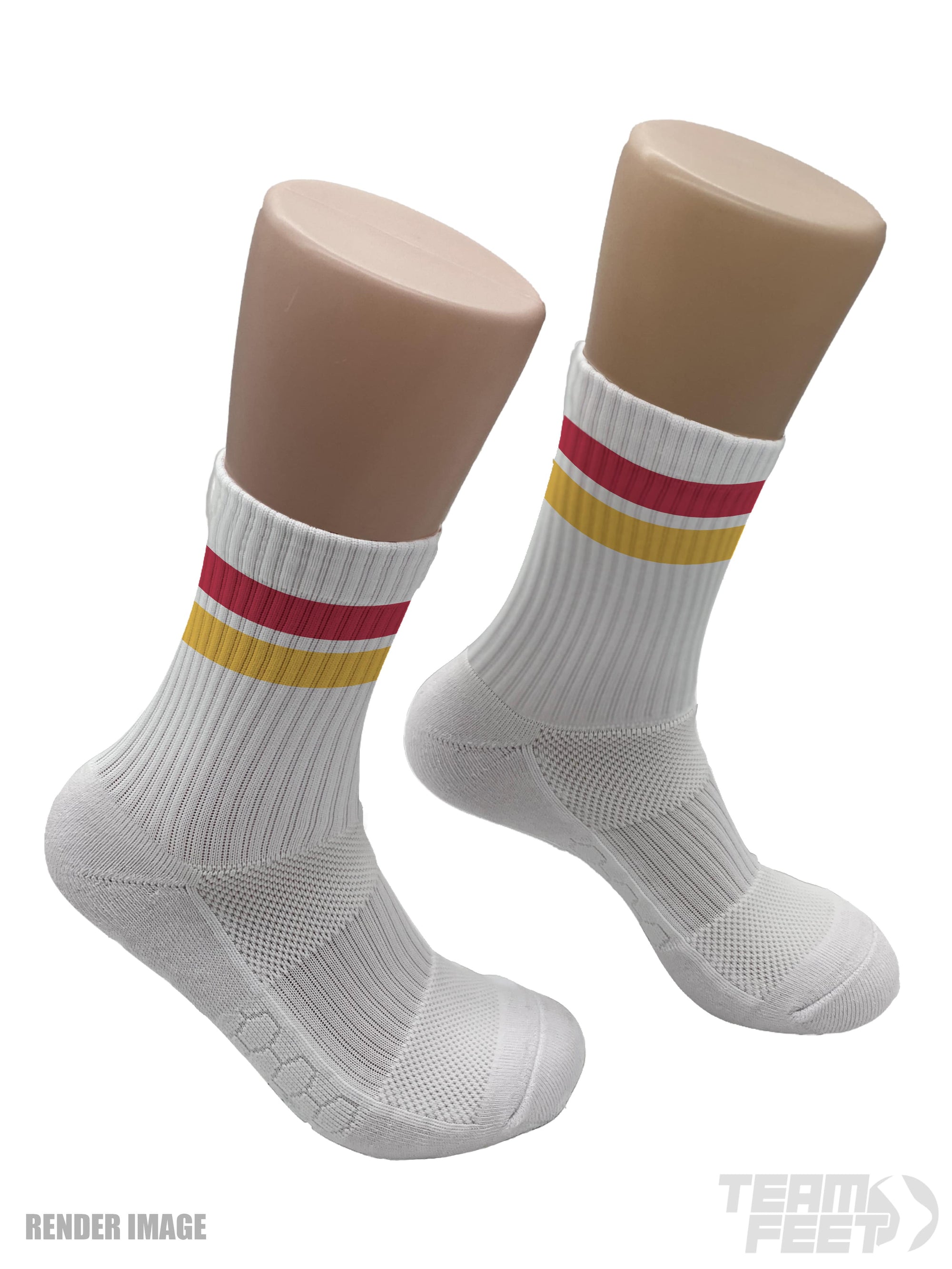 GAMEDAY DOUBLE STRIPE - MID (RED/YELLOW)