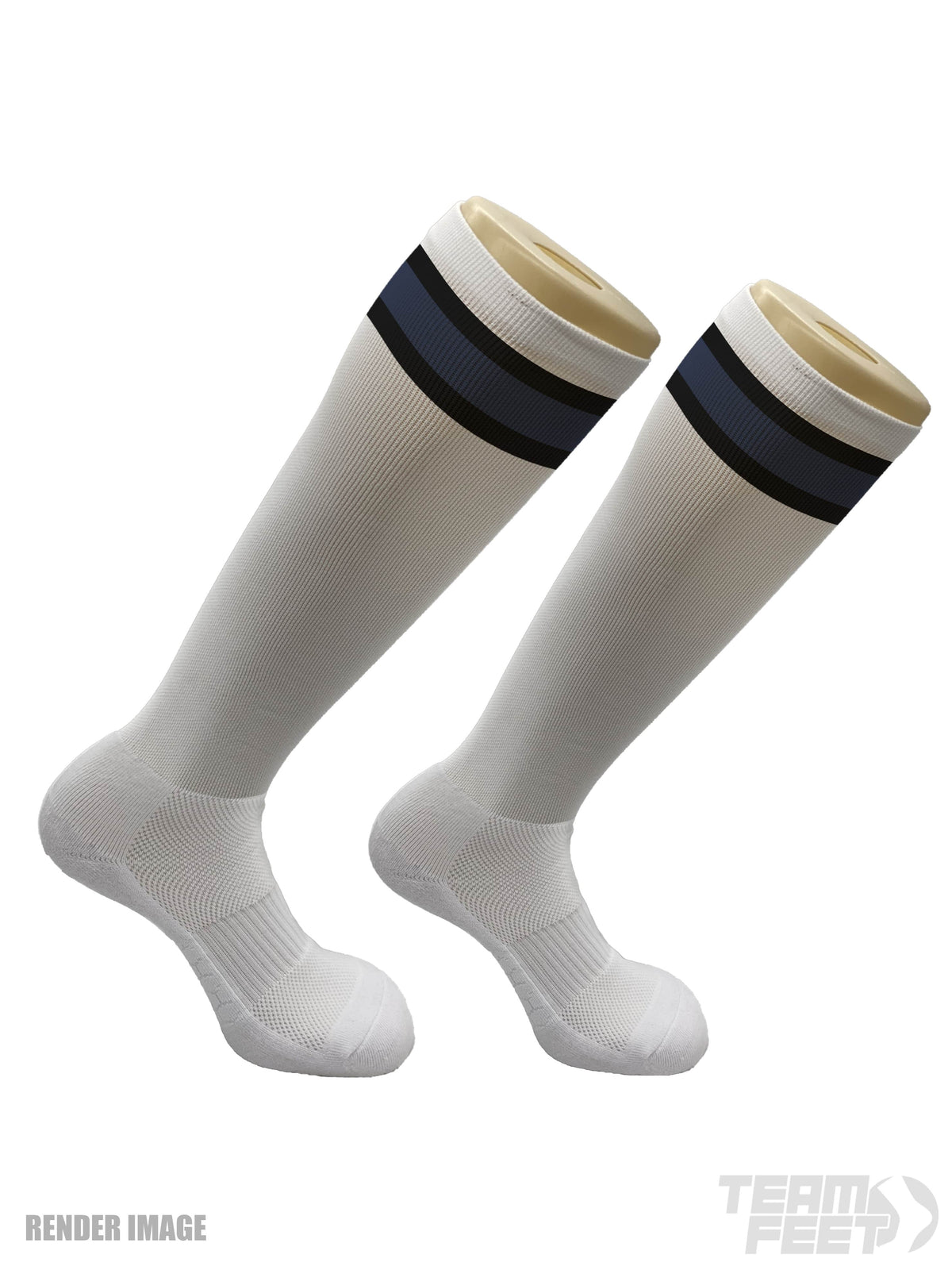 GAMEDAY TRIPLE STRIPE - KNEE (BLACK/NAVY/BLACK)