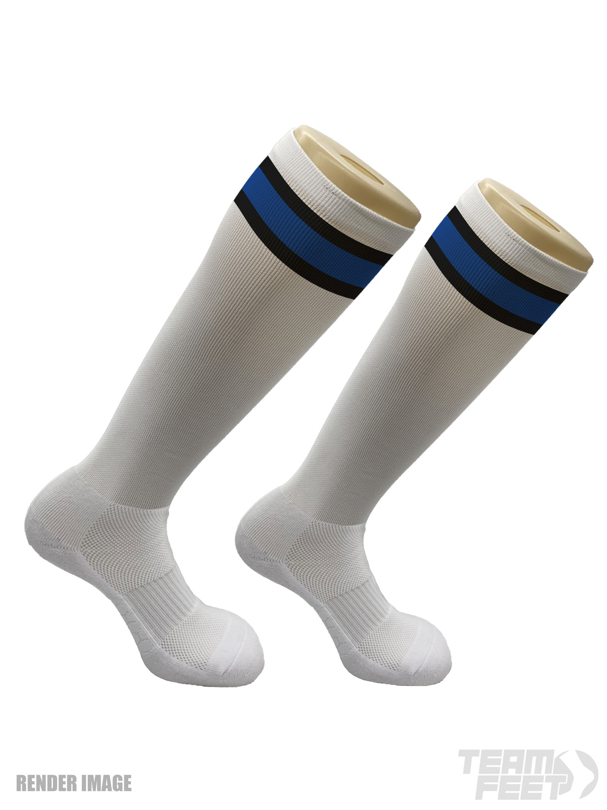 GAMEDAY TRIPLE STRIPE - KNEE (BLACK/ROYAL/BLACK)