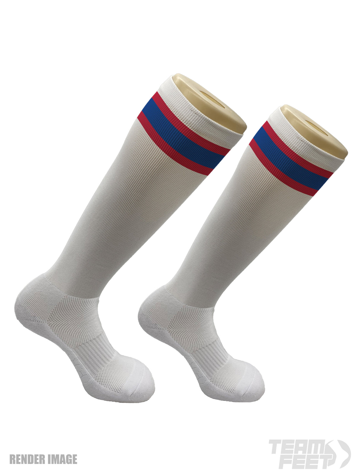 GAMEDAY TRIPLE STRIPE - KNEE (RED/ROYAL/RED