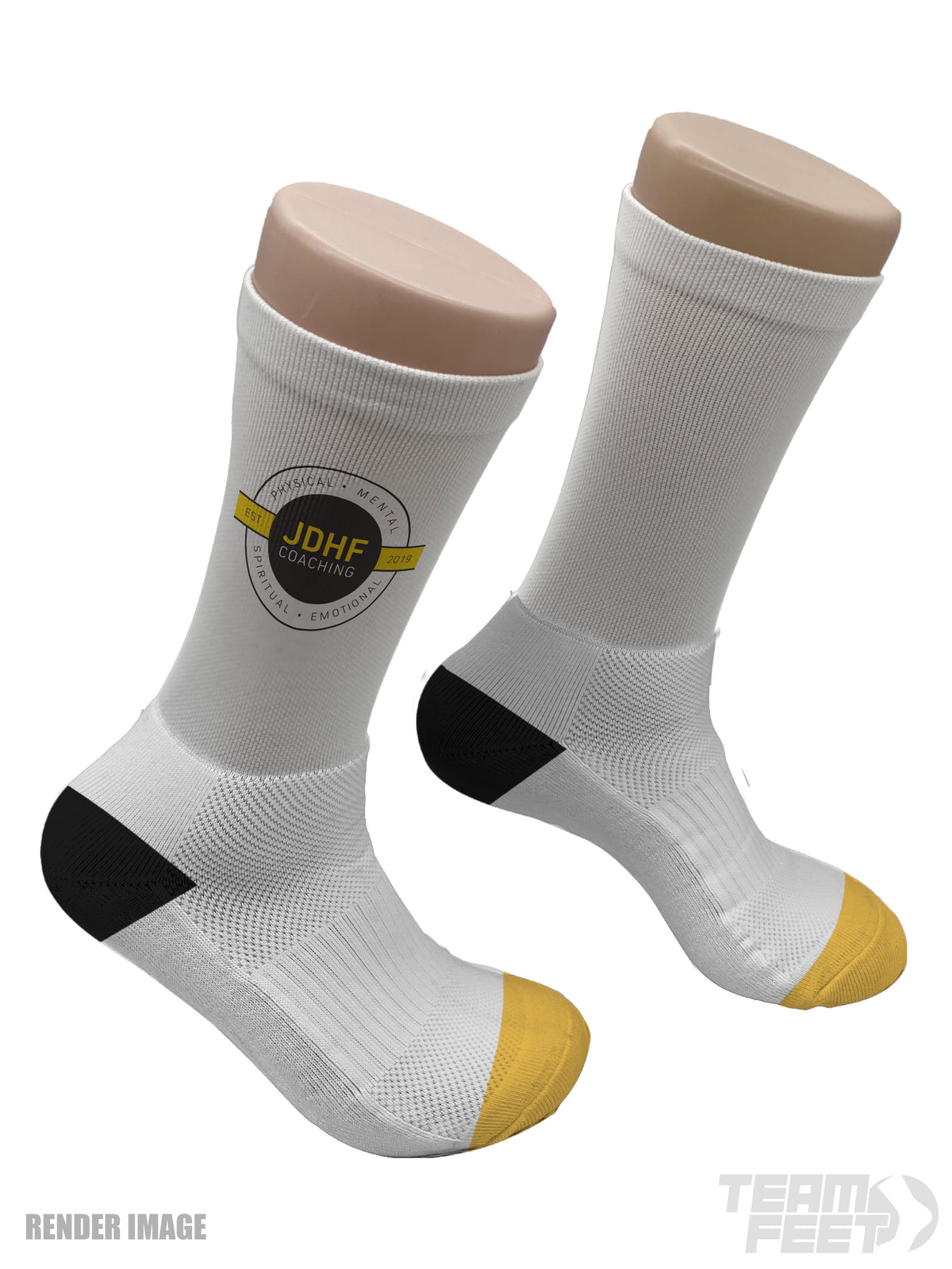 JDHF Coaching - CREW - Customizable Team Socks | Team Feet - Team Feet ...