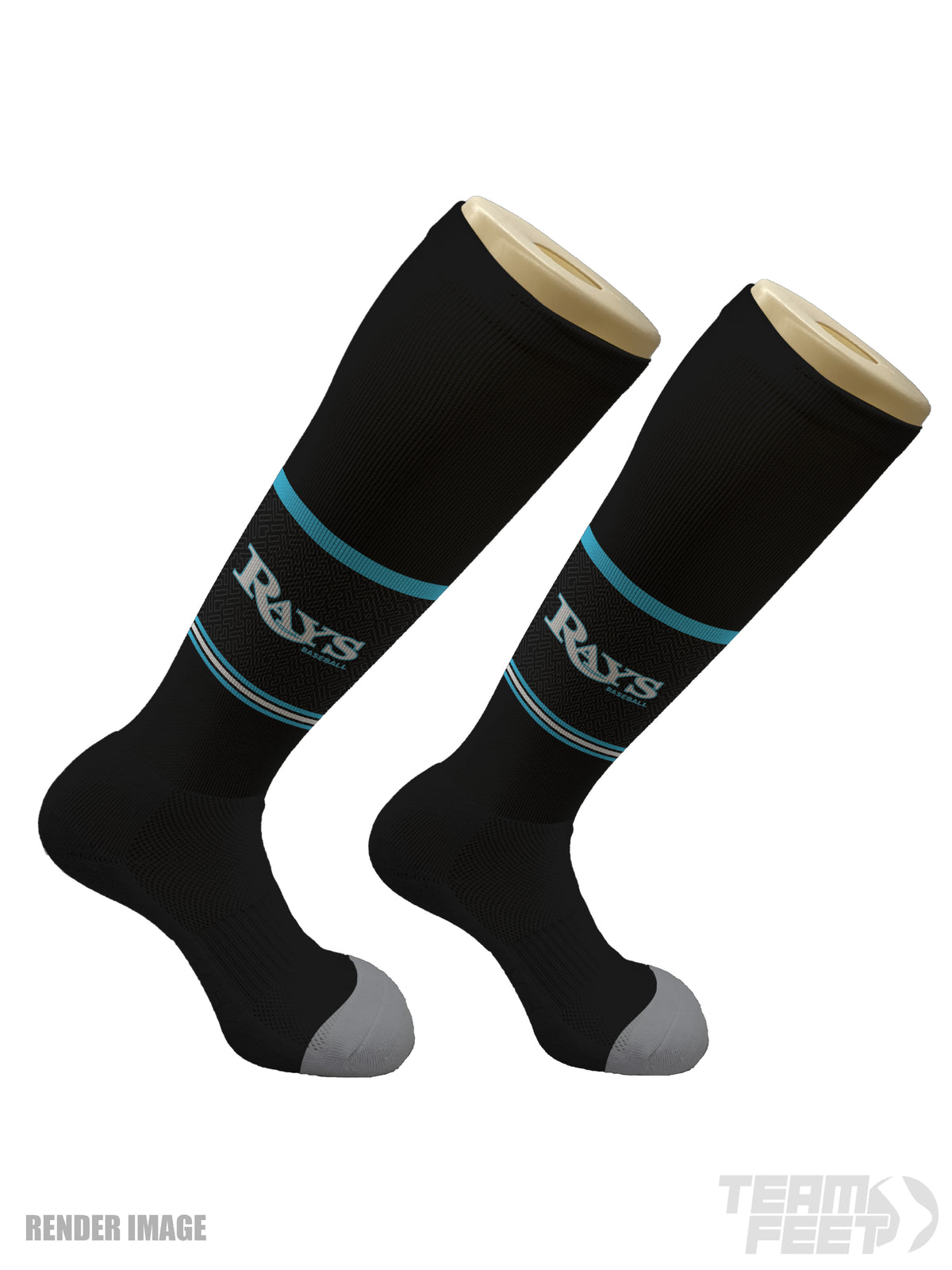 RAYS BASEBALL - KNEE HIGH mockup