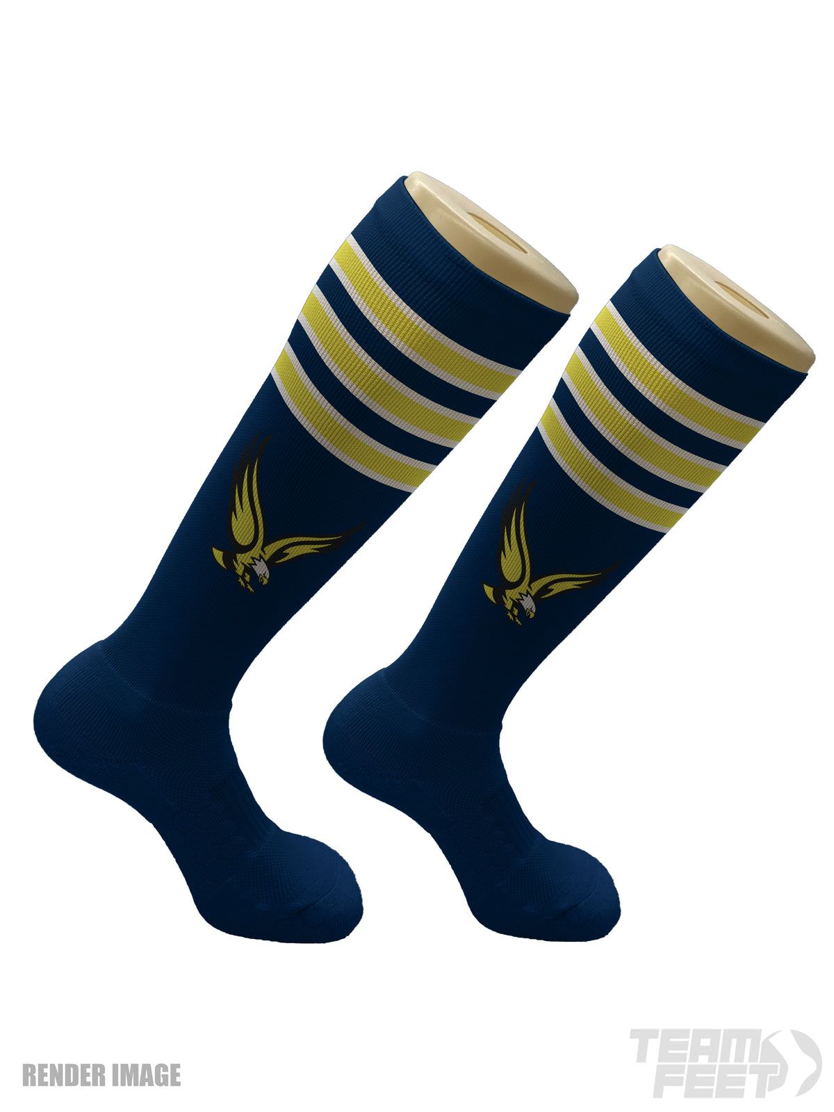 WEST TORRENS EAGLES - KNEE HIGH mockup