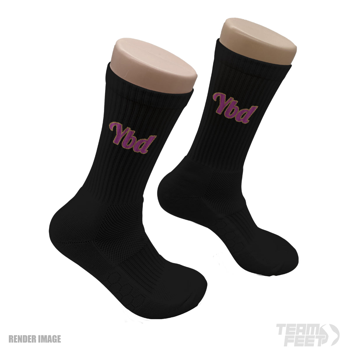 Yung black discrete - CREW mockup