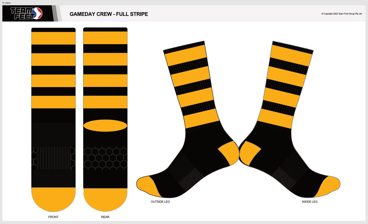 Bellaire - Full Stripe - HEX CREW mockup