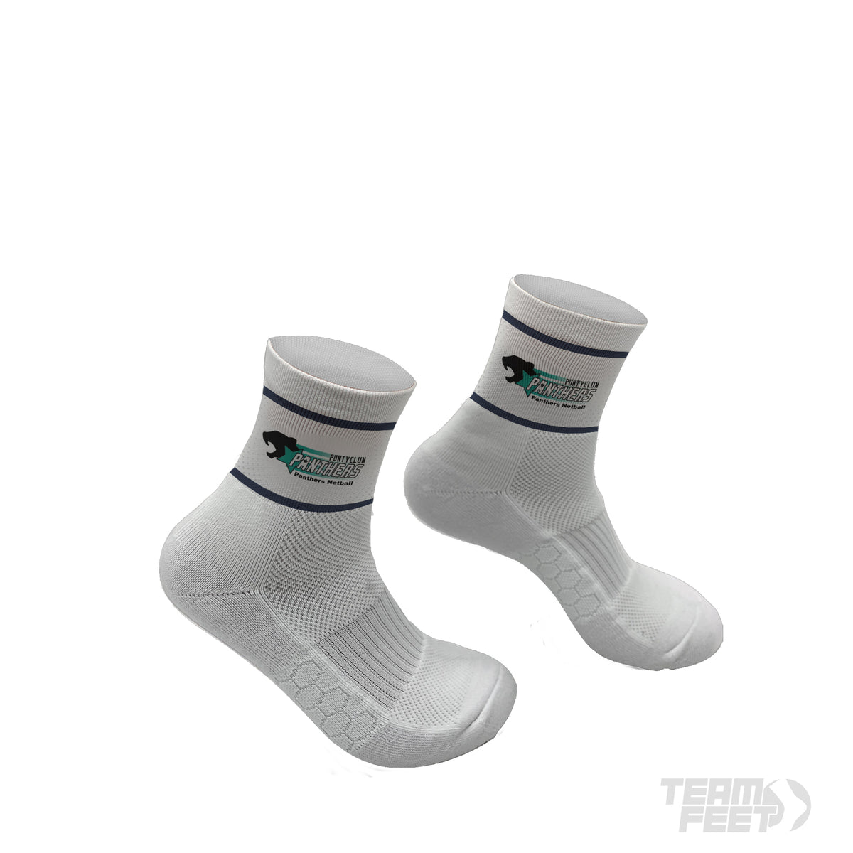 Panthers Socks - QUARTER mockup